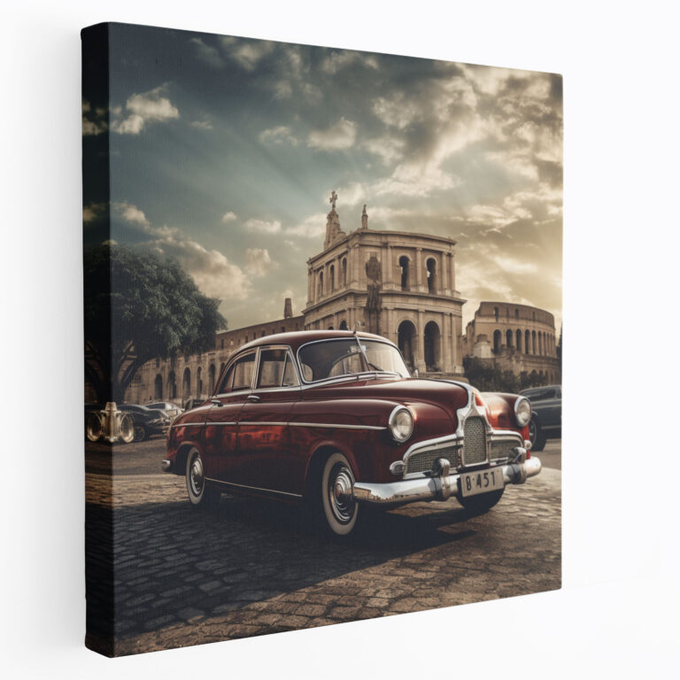 Classic Vintage Car Canvas Print - Classic, Classic, Nostalgia, Canvas Print