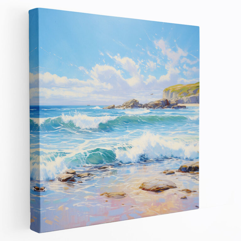 Classic Canvas Print: Serene Seascape - Classic, Tranquility, Canvas Wall Art, Canvas