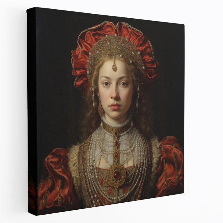 Classic Renaissance Canvas Print - Noblewoman Portrait - Classic, Canvas Wall Art, Home Decoration, Canvas Print
