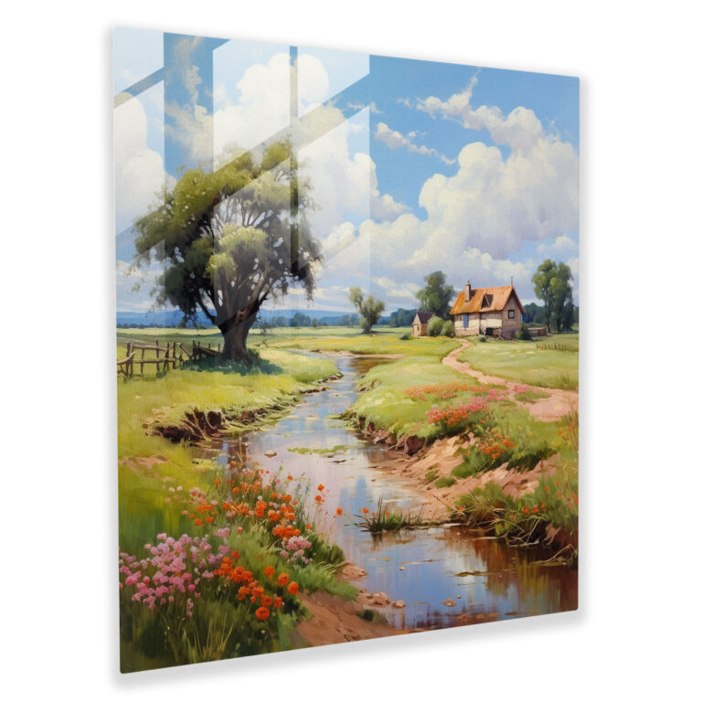 Classic Landscape Glass Print - Classic, Glass Art, Modern Art, Classic