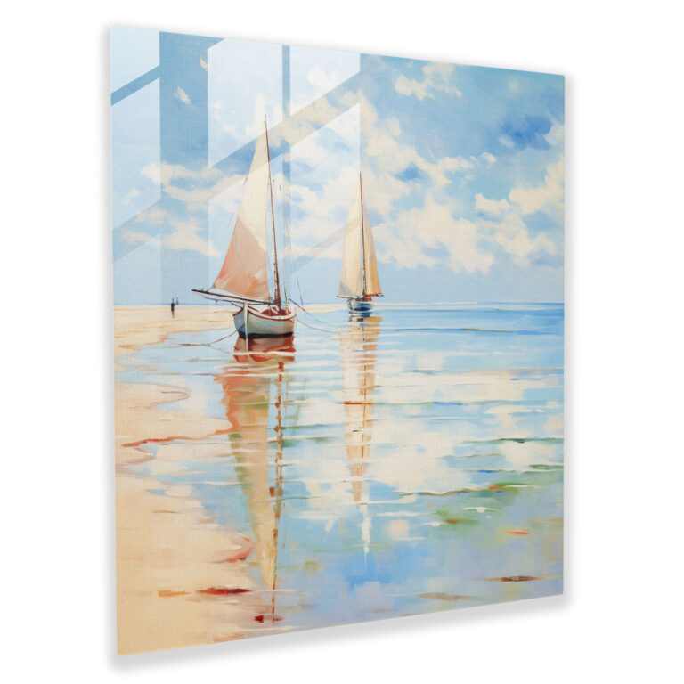 Classic Seaside Glass Print - Classic, Glass Wall Art, Classic, Seaside