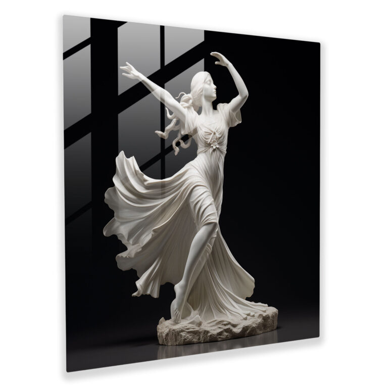 Classic Ballerina Glass Print - Classic, Ballerina, Glass Wall Art, Beauty