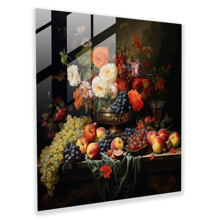 Classic Still Life Glass Print - Classic, Classic, Wall Decoration, Glass Wall Art