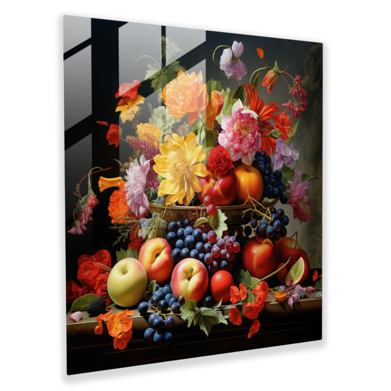 Abundant Harvest Glass Print - Classic, Glass Wall Art, Home Decoration, Modern Art