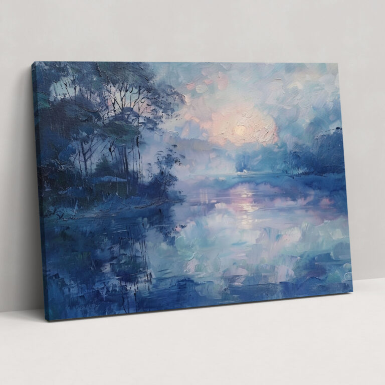 Riverside Dusk Wall Decoration - Claude Monet, Home Decoration, Canvas Print, Canvas Wall Art