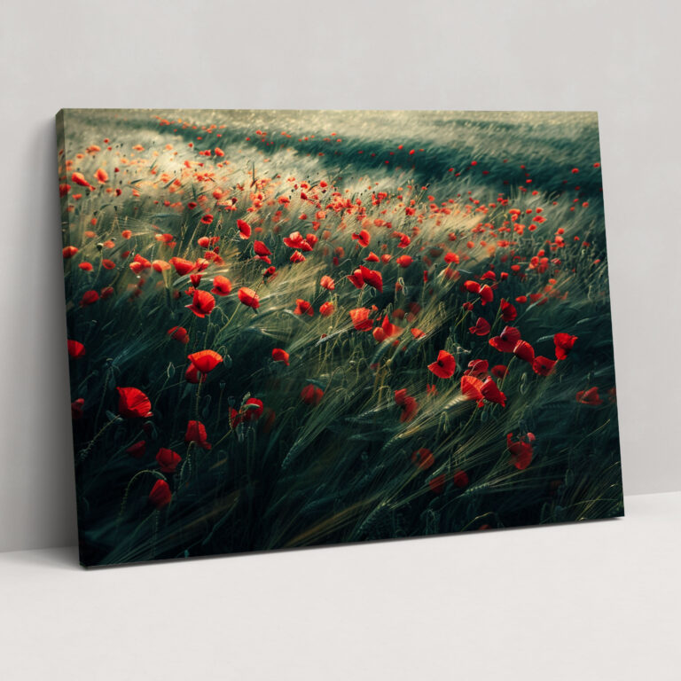Poppy Field Canvas Print - Claude Monet, Home Decoration, Canvas Print, Canvas