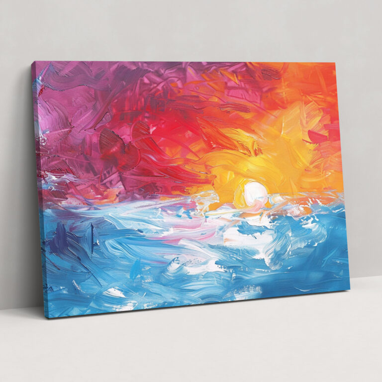 Claude Monet Impression Sunrise Wall Art - Claude Monet, Wall Art, Canvas, Claude Monet