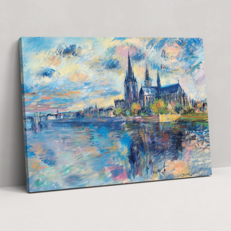 Claude Monet Rouen Cathedral Wall Art - Claude Monet, Wall Decoration, Canvas Wall Art, Home Decoration