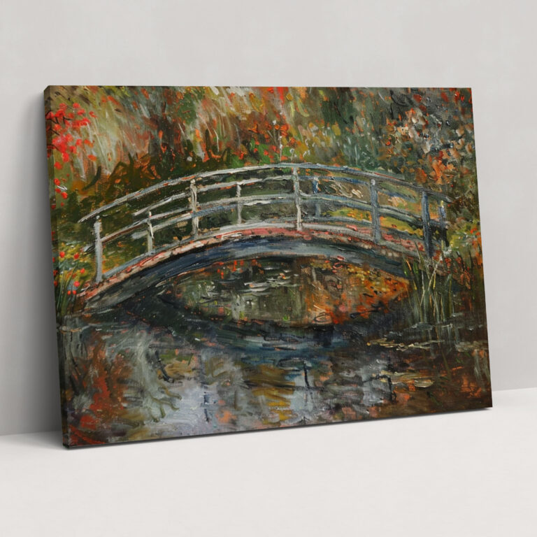 Claude Monet Japanese Bridge Canvas Print - Claude Monet, Canvas Print, Home Decoration, Wall Art