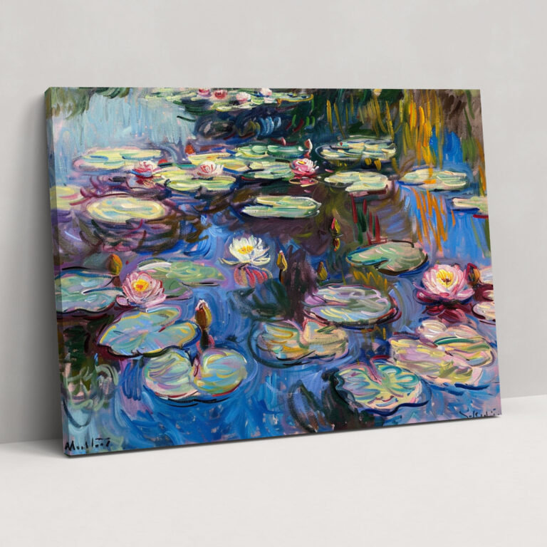 Claude Monet Water Lilies Canvas Print - Claude Monet, Canvas Wall Art, Canvas Print, Wall Art