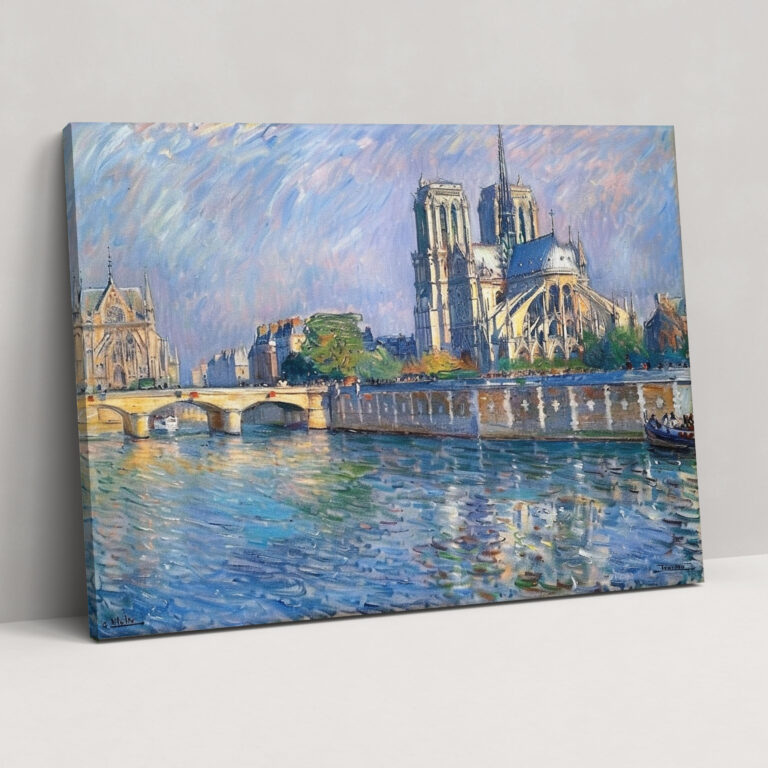 Claude Monet Rouen Cathedral Canvas Print - Claude Monet, Canvas Wall Art, Claude Monet, Canvas
