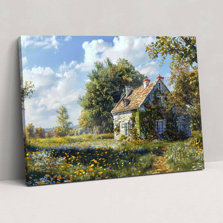 Claude Monet French Countryside Canvas Print - Claude Monet, Canvas, Canvas Print, Wall Art