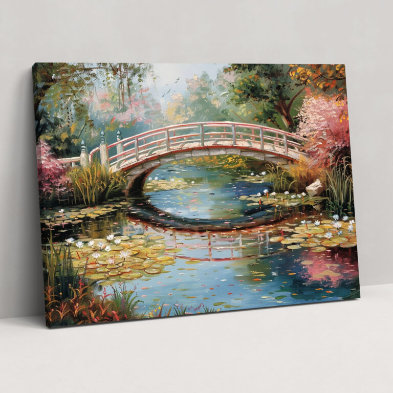Claude Monet Japanese Bridge Wall Art - Claude Monet, Wall Art, Home Decoration, Wall Decoration