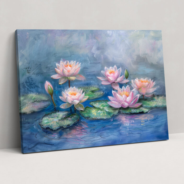Claude Monet Water Lilies Canvas Print - Claude Monet, Home Decoration, Canvas Print, Wall Art