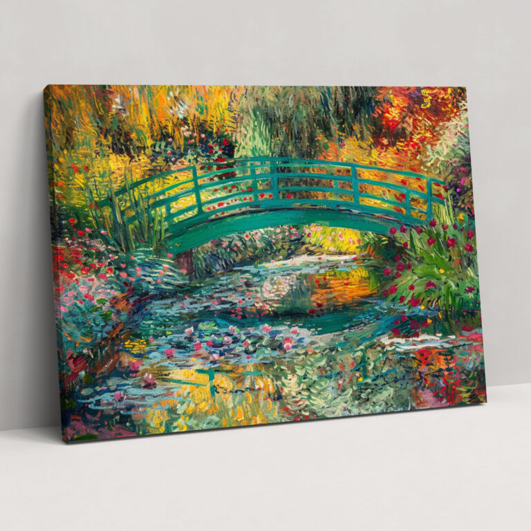 Claude Monet Garden Canvas Print - Claude Monet, Canvas Wall Art, Canvas Print, Home Decoration