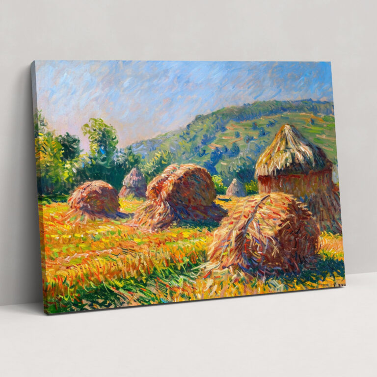 Claude Monet French Countryside Canvas Print - Claude Monet, Home Decoration, Canvas, Wall Decoration