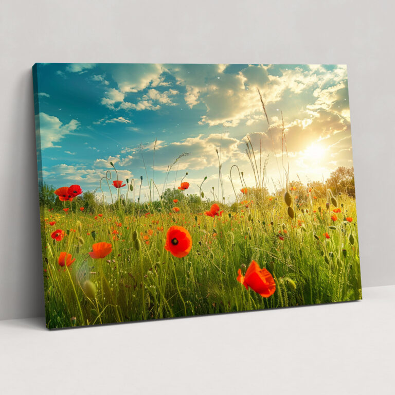 Claude Monet Poppies Canvas Print - Claude Monet, Canvas Print, Claude Monet, Wall Decoration