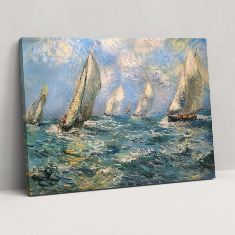 Claude Monet Seascape Canvas Print - Claude Monet, Canvas Wall Art, Wall Art, Canvas
