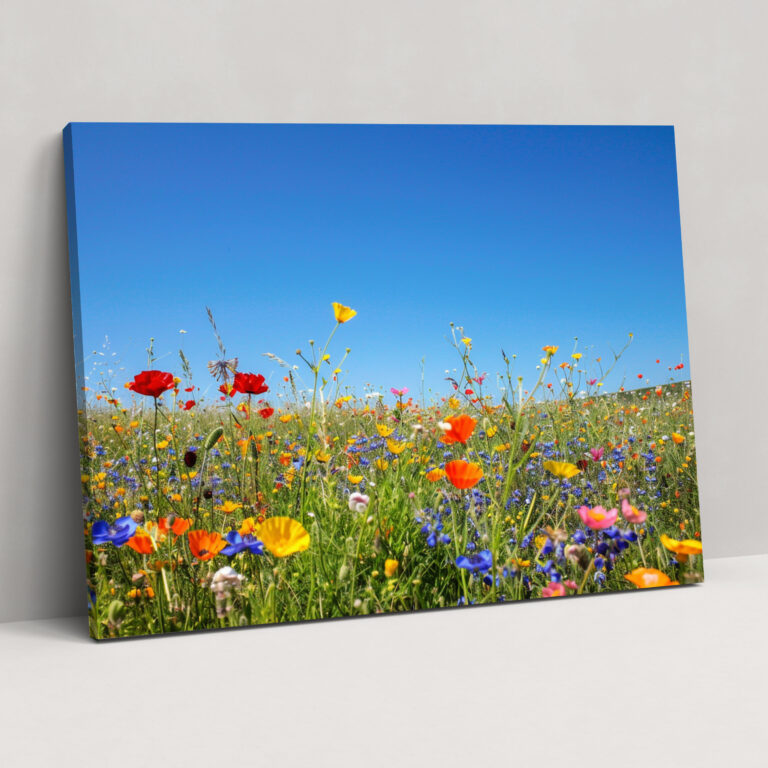 Claude Monet Blooming Flowers Canvas Print - Claude Monet, Claude Monet, Canvas, Canvas Wall Art