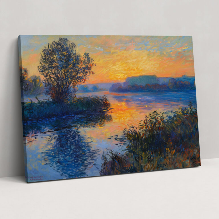 Sunrise River Claude Monet Wall Decoration - Claude Monet, Canvas, Wall Art, Wall Decoration