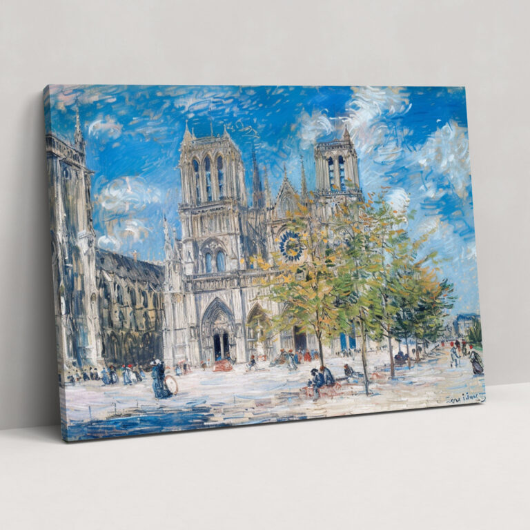 Claude Monet Rouen Cathedral Canvas Print - Claude Monet, Wall Art, Canvas, Canvas Wall Art