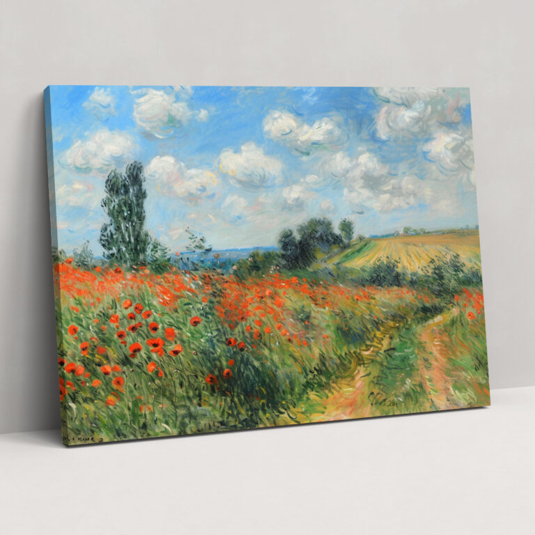 Poppy Field Claude Monet Wall Art - Claude Monet, Poppy Field, Home Decoration, Claude Monet