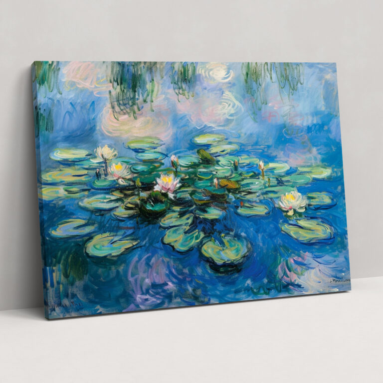 Claude Monet Water Lilies Canvas Print - Claude Monet, Canvas Wall Art, Home Decoration, Wall Art