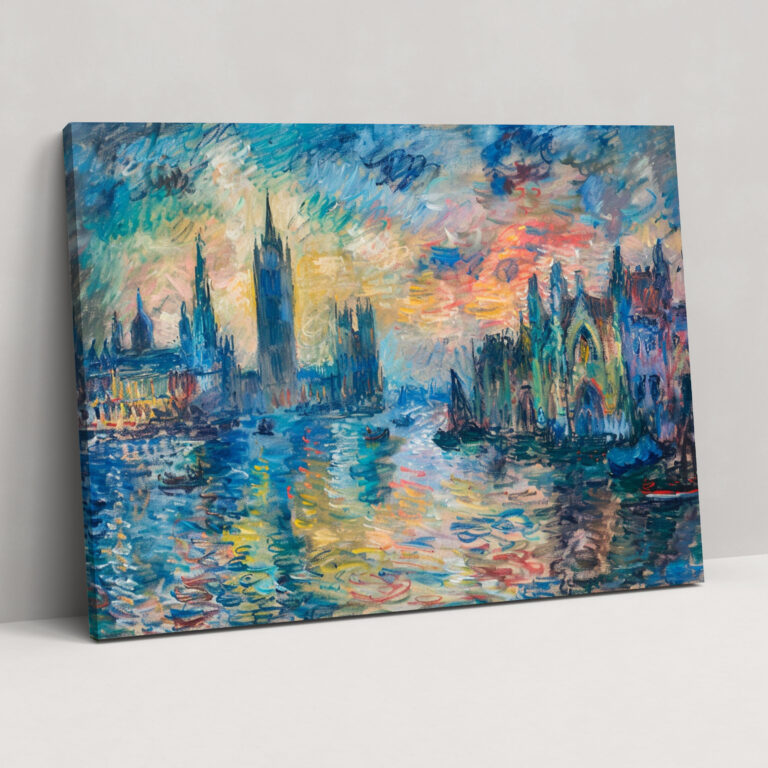 Claude Monet Rouen Cathedral Series Canvas Print - Claude Monet, Canvas, Home Decoration, Canvas Wall Art