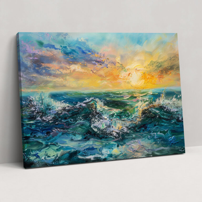 Impressionist Seascape Claude Monet Wall Art - Claude Monet, Wall Art, Canvas, Impressionist