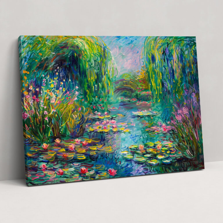 Claude Monet Garden Canvas Print - Claude Monet, Canvas Wall Art, Wall Art, Canvas
