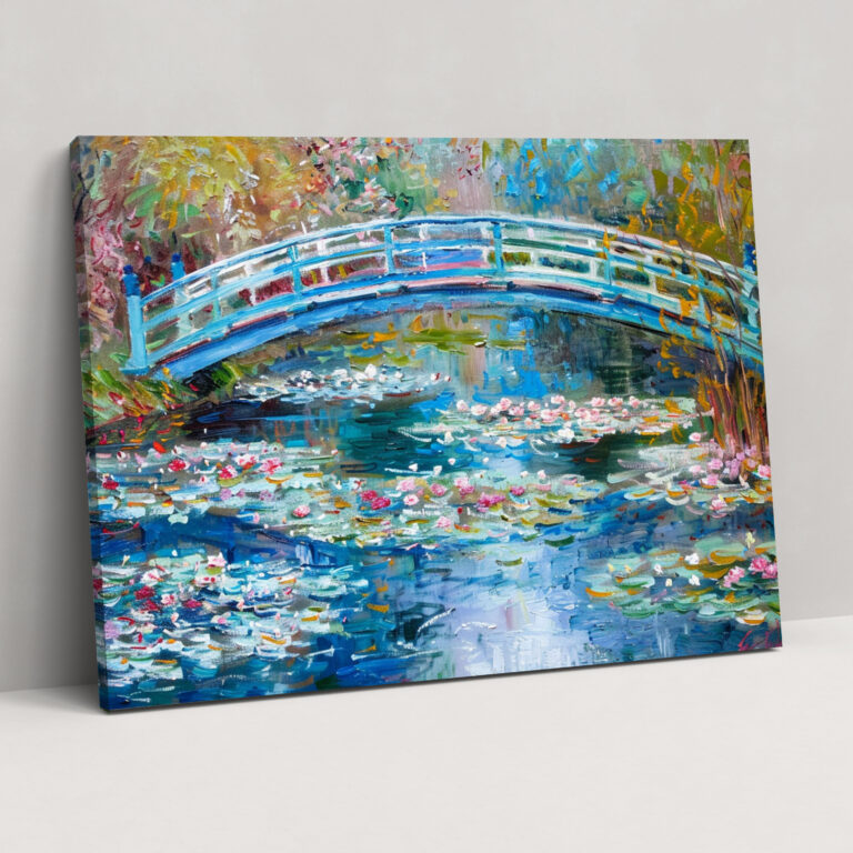 Enchanting Bridge Claude Monet Wall Decoration - Claude Monet, Canvas, Home Decoration, Wall Decoration