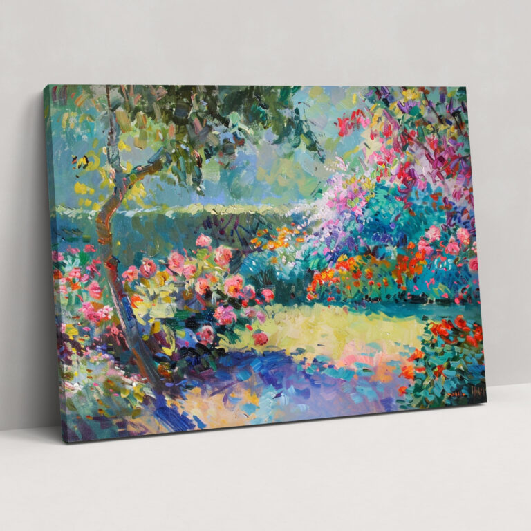 Impressionist Garden Claude Monet Wall Art - Claude Monet, Home Decoration, Canvas Wall Art, Wall Decoration