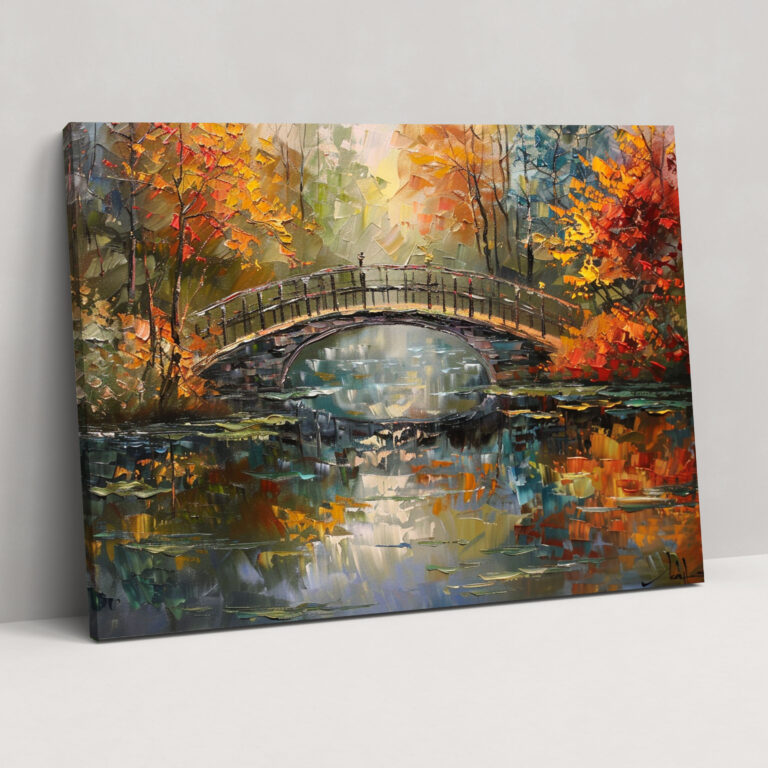 Bridge Over Water Claude Monet Wall Art - Claude Monet, Wall Art, Home Decoration, Claude Monet