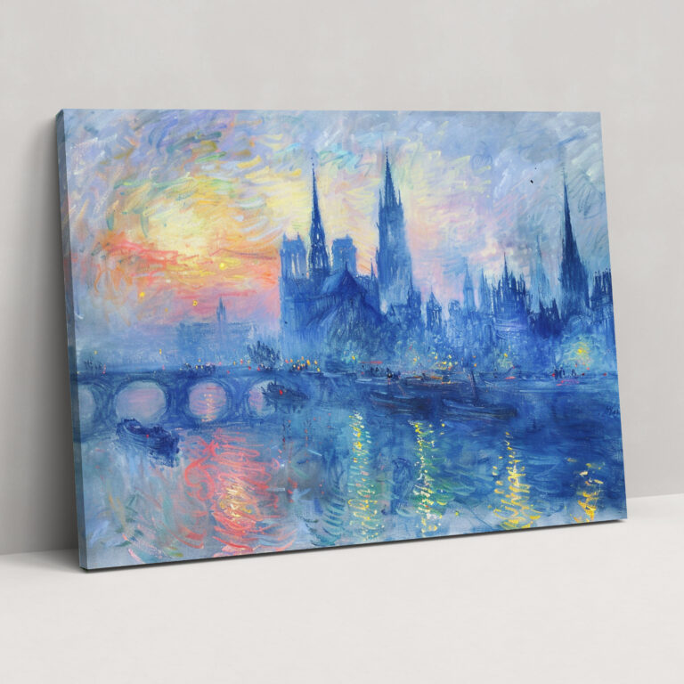 Claude Monet Rouen Cathedral Canvas Print - Claude Monet, Wall Art, Home Decoration, Wall Decoration