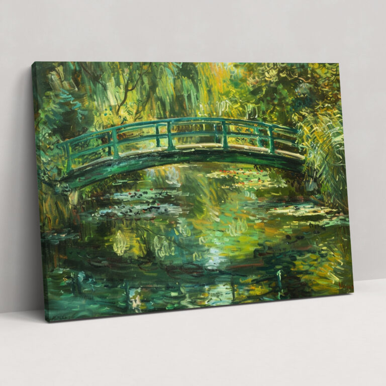 Claude Monet Garden Bridge Wall Decoration - Claude Monet, Wall Art, Canvas Wall Art, Home Decoration