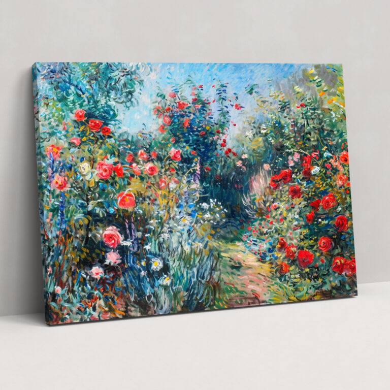 Summer Garden Claude Monet Wall Art - Claude Monet, Canvas Wall Art, Home Decoration, Wall Art