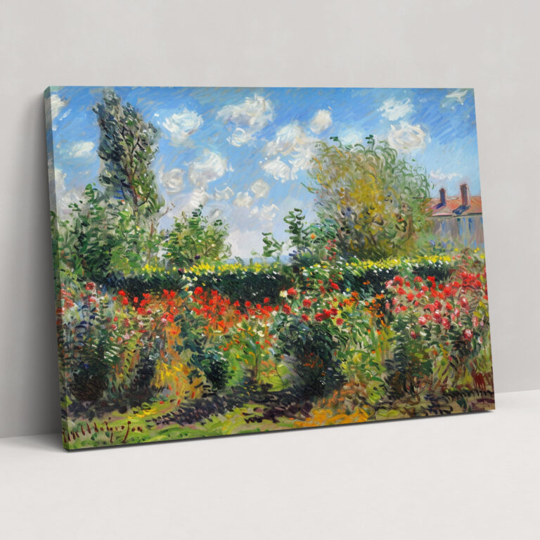 Artist's Garden Claude Monet Wall Decoration - Claude Monet, Home Decoration, Wall Decoration, Claude Monet