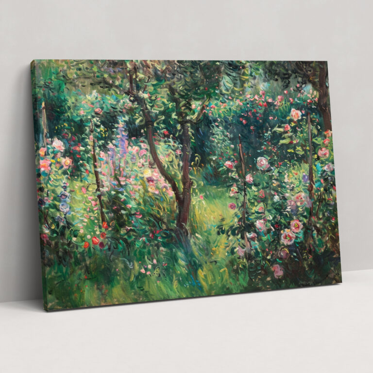 Claude Monet Garden Canvas Print - Claude Monet, Home Decoration, Canvas Print, Canvas