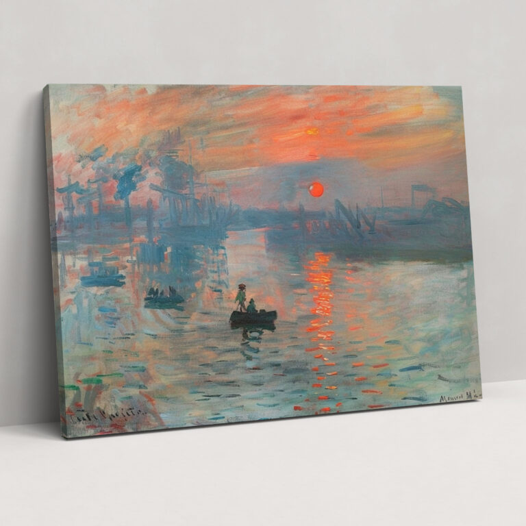 Impression, Sunrise Wall Art - Claude Monet, Canvas, Canvas Wall Art, Claude Monet