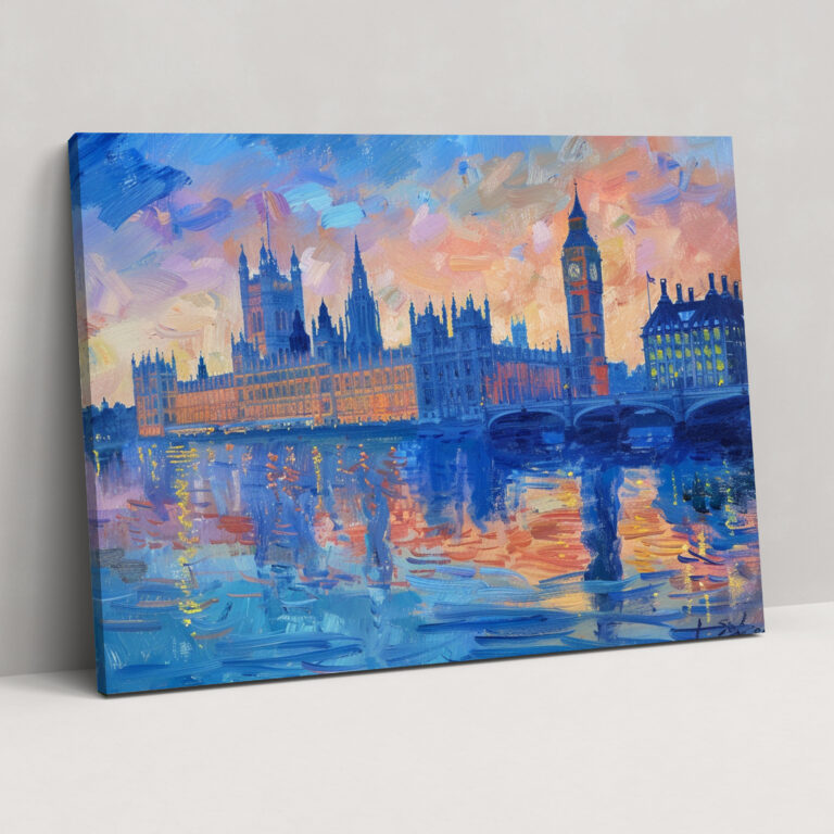 Houses Of Parliament London Wall Art - Claude Monet, Canvas, Wall Art, Canvas Wall Art