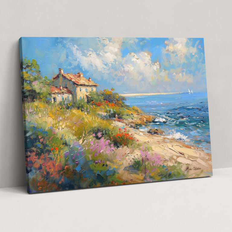Seaside Monet Wall Decoration - Claude Monet, Home Decoration, Wall Decoration, Canvas Print