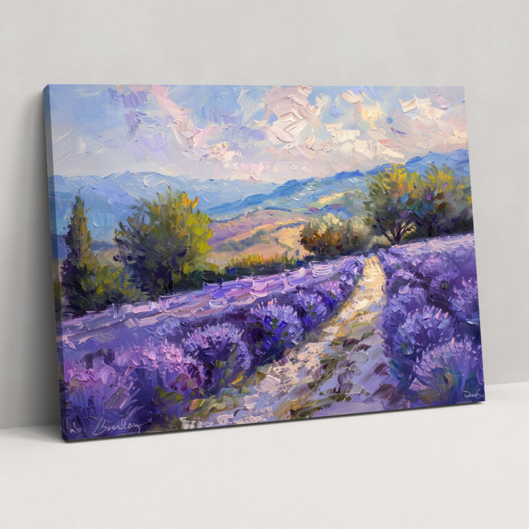 Provence Lavender Canvas Print - Claude Monet, Claude Monet, Home Decoration, Canvas Print