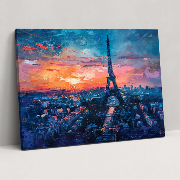 Eiffel Tower Impressionist Wall Decoration - Claude Monet, Canvas, Canvas Print, Canvas Wall Art