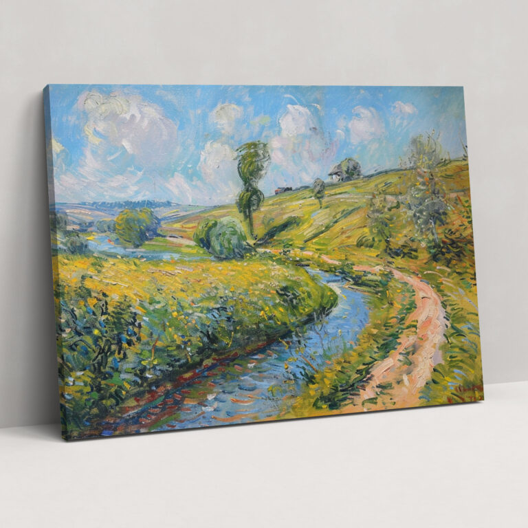 Claude Monet French Countryside Wall Decoration - Claude Monet, Home Decoration, Canvas, Wall Decoration