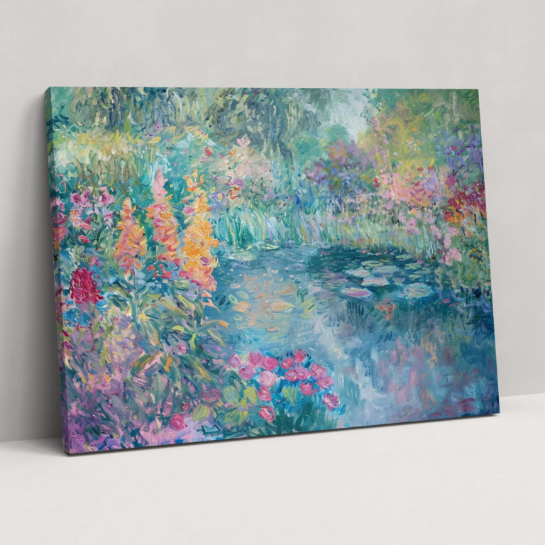 Impressionist Garden Claude Monet Wall Art - Claude Monet, Wall Art, Wall Decoration, Canvas Wall Art