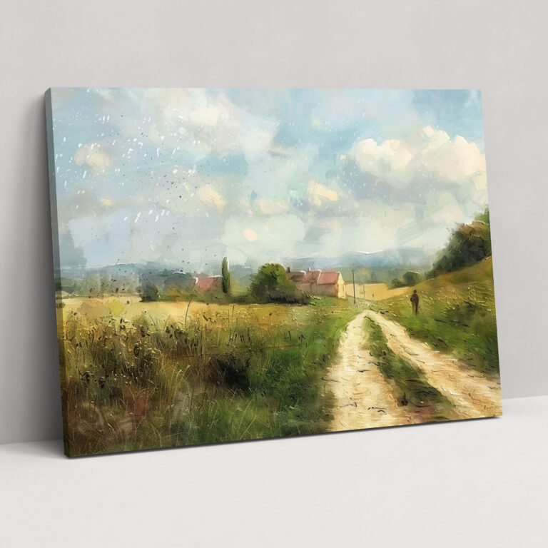 French Countryside Claude Monet Canvas Print - Claude Monet, Home Decoration, Canvas Wall Art, Claude Monet