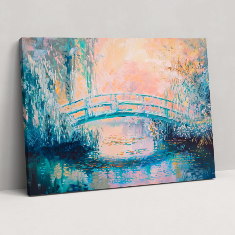 Claude Monet Canvas Print - Willow Trees Wall Decoration - Claude Monet, Canvas Wall Art, Claude Monet, Canvas