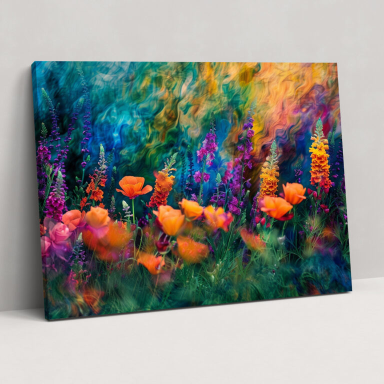 Claude Monet Wall Decoration - Flower Garden Canvas Print - Claude Monet, Claude Monet, Wall Decoration, Canvas Wall Art