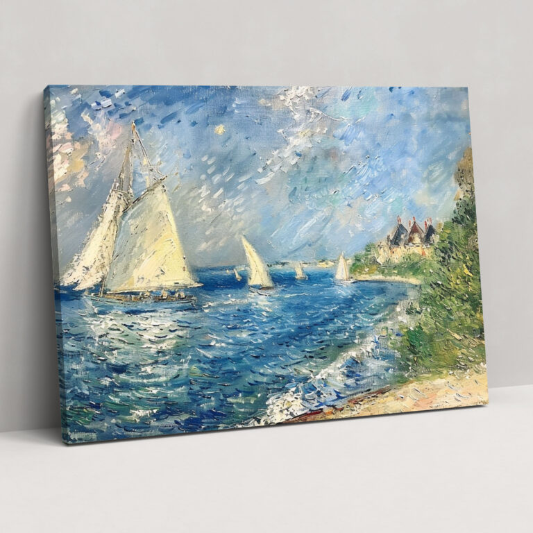 Claude Monet Canvas Print - Sailboats Wall Art - Claude Monet, Canvas Wall Art, Wall Art, Home Decoration