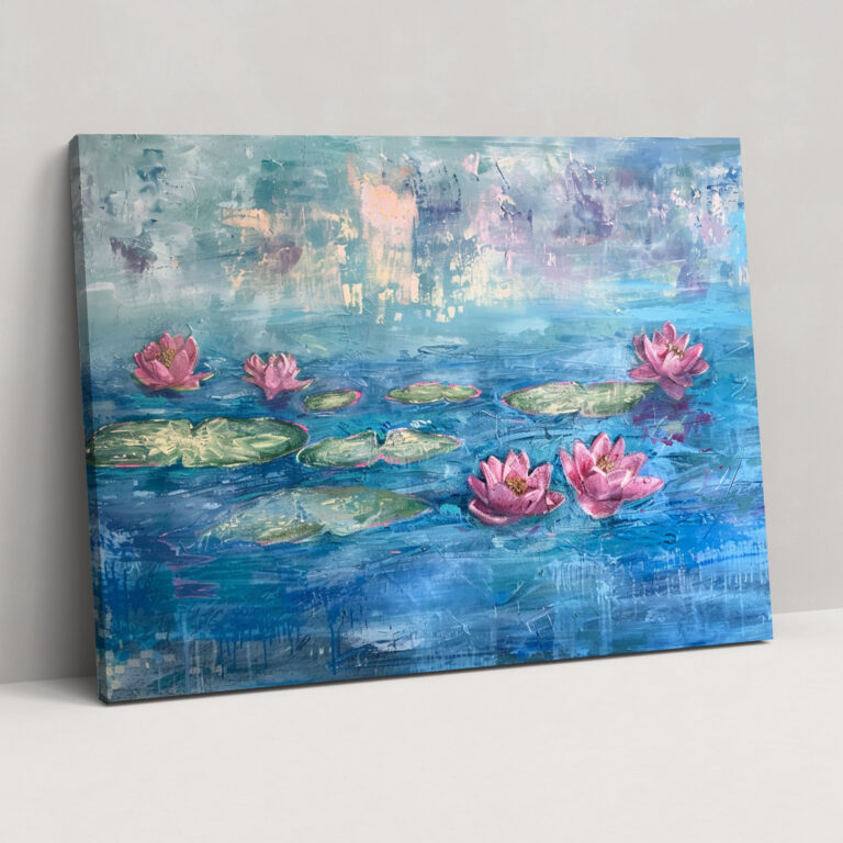 Claude Monet Water Lilies Canvas Print - Claude Monet, Canvas Print, Home Decoration, Wall Decoration